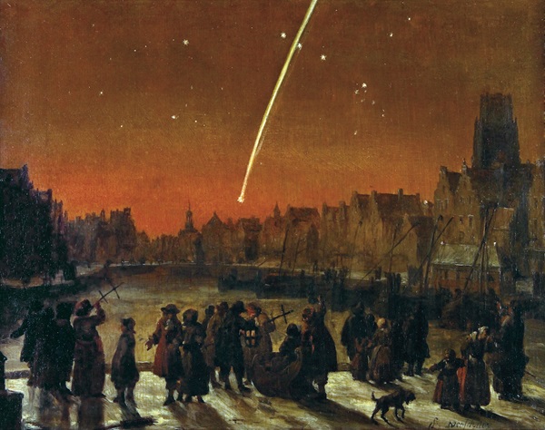 Cometa sobre Rotterdam